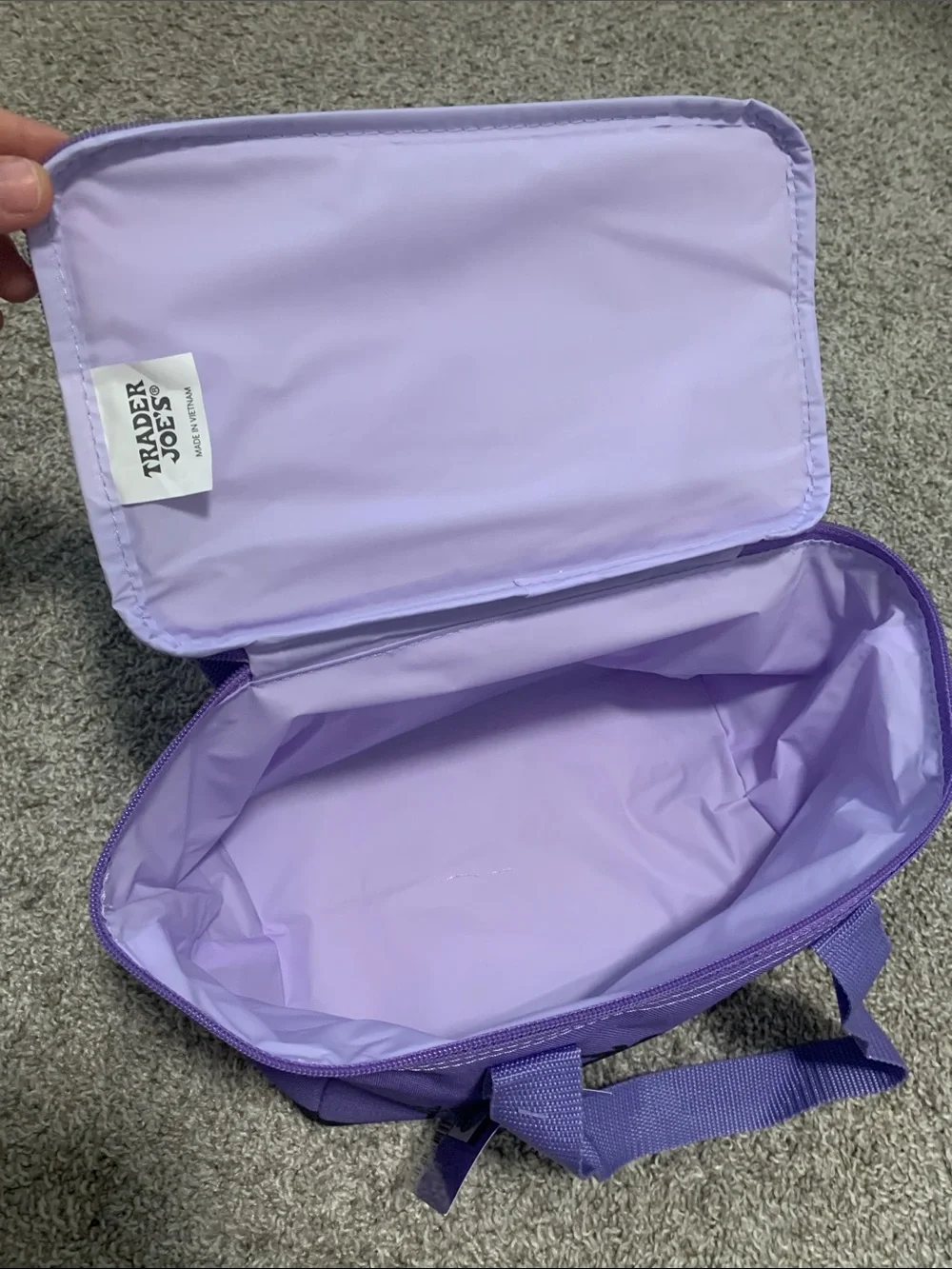 NWT Trader Joe’s Purple Mini Insulated Bag
